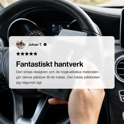 Slimmad plånbok med RFID-skydd & myntficka